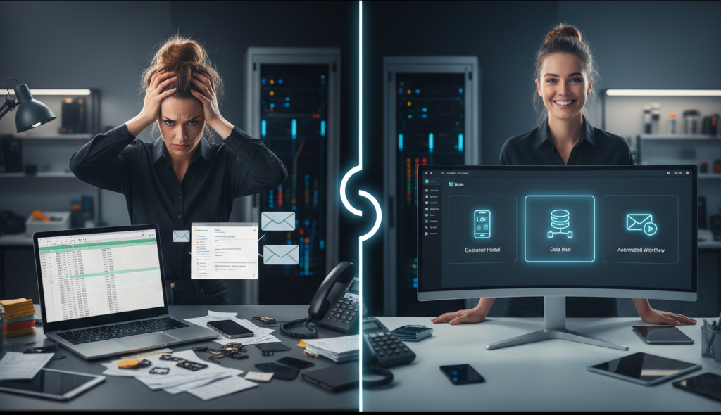 Voor en na: van Excel chaos naar georganiseerd CRM systeem