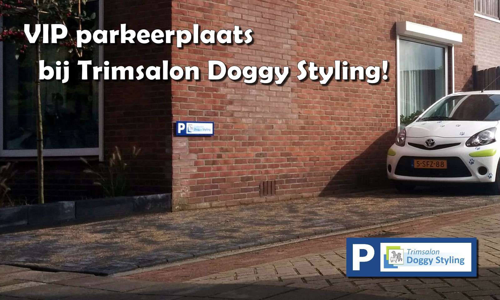 Trimsalon Doggy Styling - Parkeerplaats